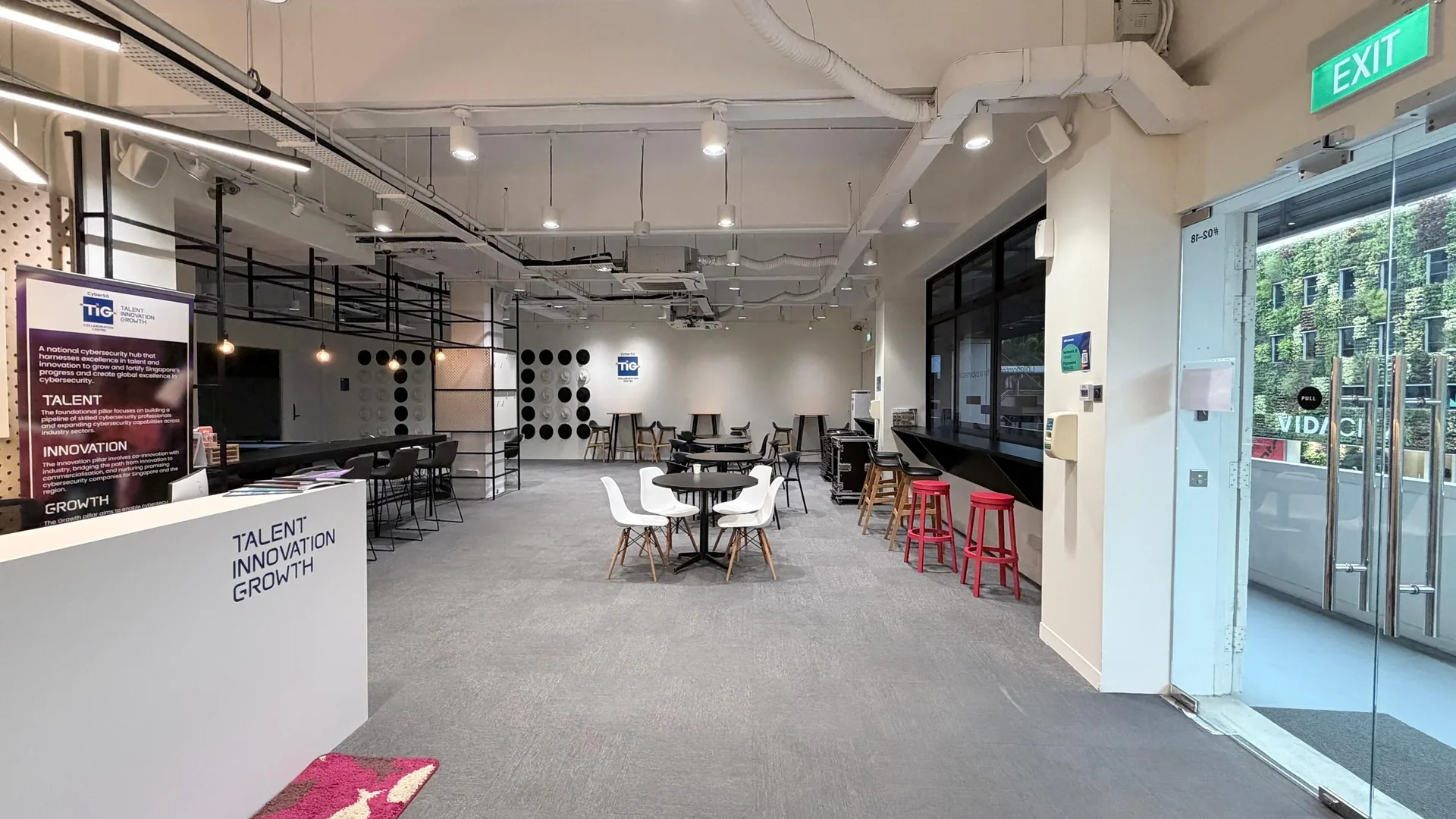 CyberSG TIG Centre training space